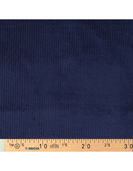 Katoenen ribfluweel - Marineblauw