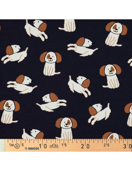 Lichte sweatstof honden - Marineblauw