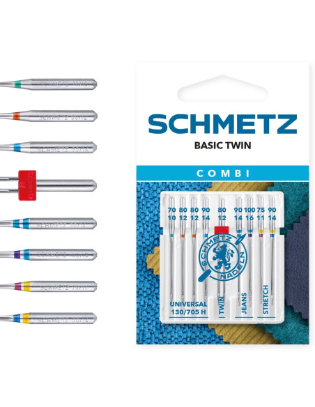 Naalden assortiment Combi Basic Twin Schmetz