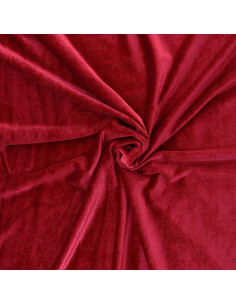 Stretch fluweel stof - Rood