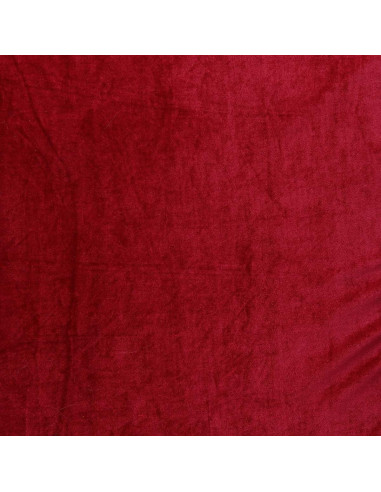 Stretch fluweel stof - Rood