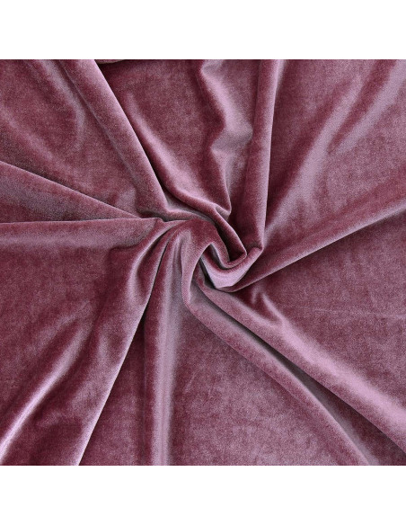 Stretch fluweel stof - Roze