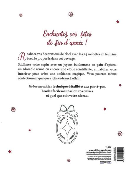 Boek met kerstcreaties van vilt