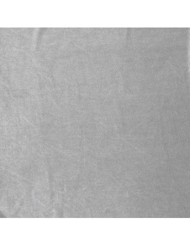 Stretch fluweel stof - Zilver