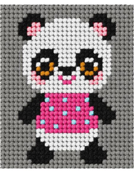 Canvas kit kind - Mijn vriendin panda
