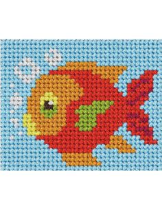 Canvas kit voor kinderen - De goudvis
