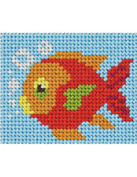 Canvas kit voor kinderen - De goudvis