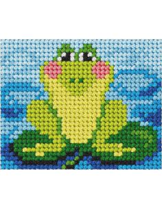 Kindercanvas kit - De kikker