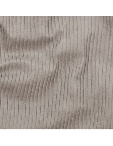 Katoenen ribfluweel stof - Taupe