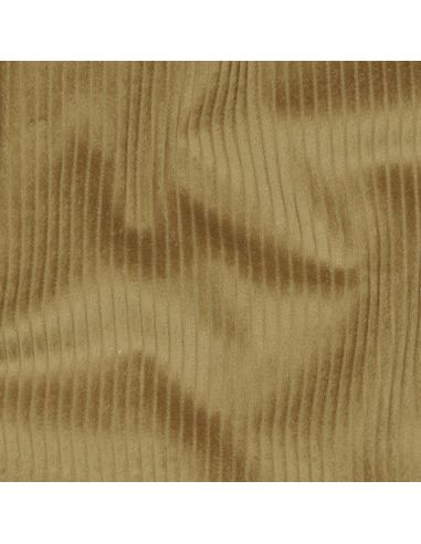 Katoenen ribfluweel stof - Oud goud