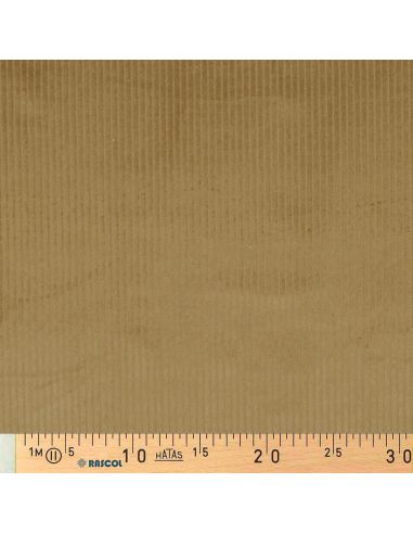 Katoenen ribfluweel stof - Oud goud