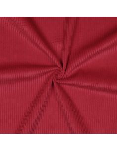 Katoenen ribfluweel stof - Rood