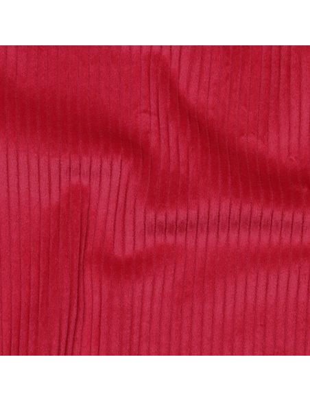 Katoenen ribfluweel stof - Rood