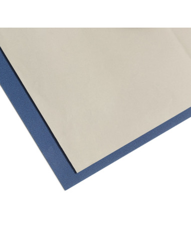 Wit en blauw carbonpapier