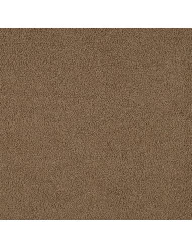 Dubbelzijdige Teddy-fleece stof - Mocha