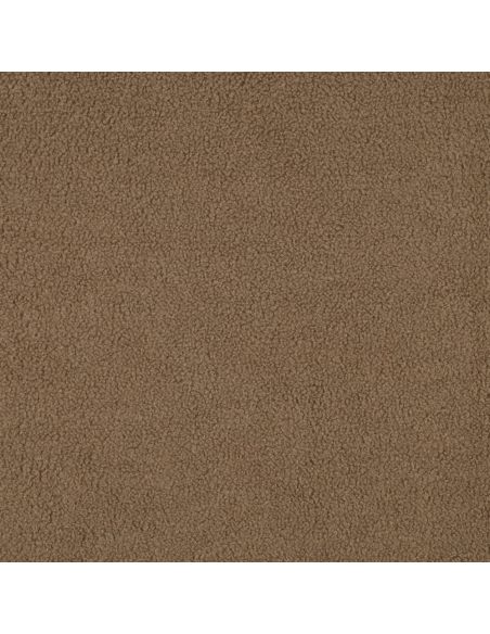 Dubbelzijdige Teddy-fleece stof - Mocha