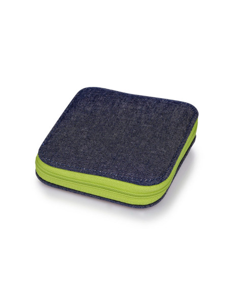 Naaibenodigdheden - Jeans met groene sluiting