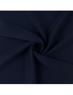 Scuba-stof met perzikhuid-effect - Marineblauw
