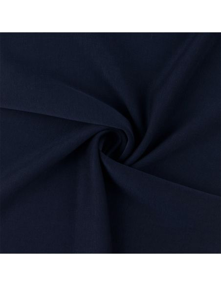 Scuba-stof met perzikhuid-effect - Marineblauw