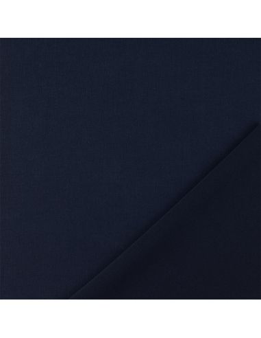 Scuba-stof met perzikhuid-effect - Marineblauw