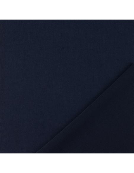 Scuba-stof met perzikhuid-effect - Marineblauw