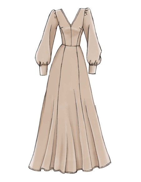 Jurkpatroon - Vogue 9328