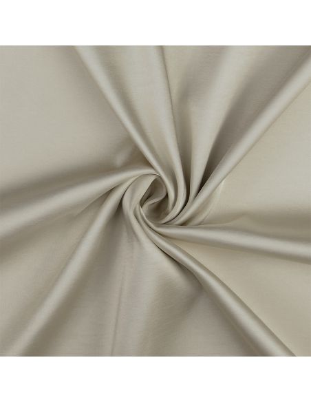 Gewassen satijnstof duchesse - Nude