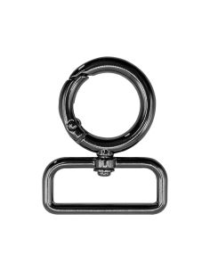 Ronde draaibare musketonhaak - Geweerloop 32 x 20 mm