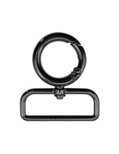 Ronde draaibare musketonhaak - Geweerloop 40 x 20 mm