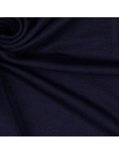 Tencel modal jersey stof - Marineblauw