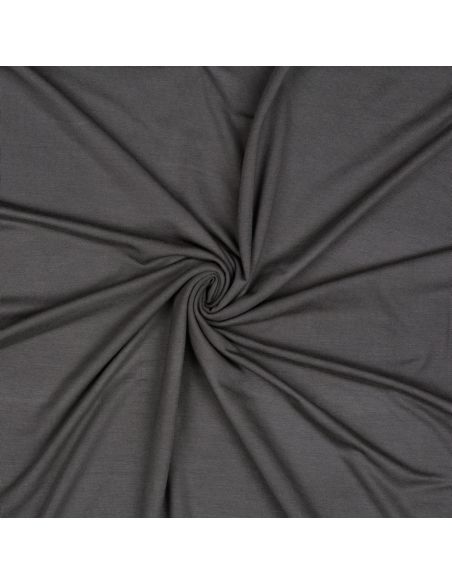 Tencel modal jersey stof - Donkergrijs
