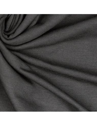 Tencel modal jersey stof - Donkergrijs