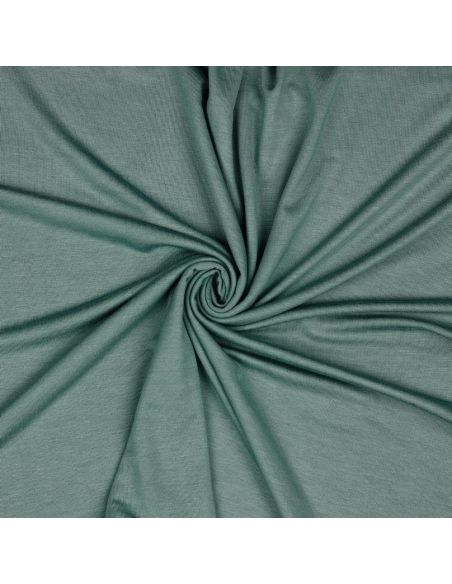 Tencel modal jersey stof - Groengrijs
