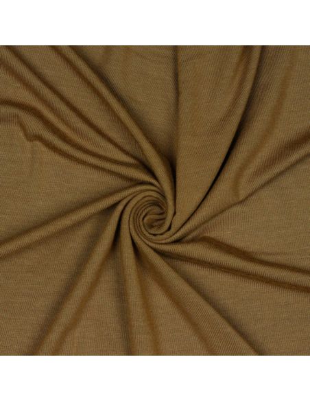 Tencel modal jersey stof - Lichtbruin