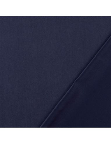 Satijnstof met perzikgevoel - Marineblauw