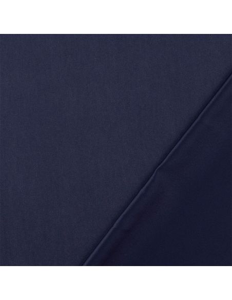 Satijnstof met perzikgevoel - Marineblauw
