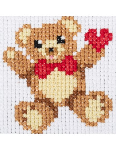Telpakket kruissteek - Teddybeer