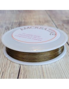 Draad voor kralen 0,38 mm - Goud