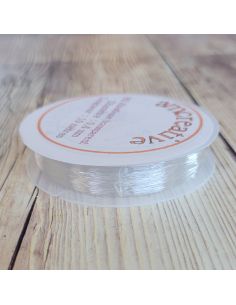 Elastisch draad voor kralen 0,40 mm - Transparant