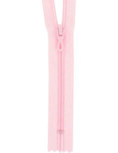 Nylon ritssluiting - Roze