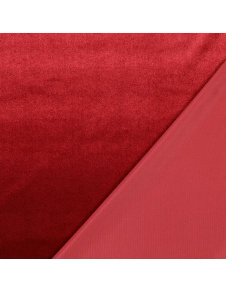 Luxe fluweel meubelstof - Bordeaux
