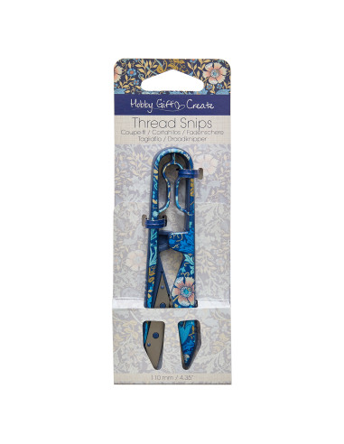 Draadsnijder 11 cm - Collectie blauwe bloemen
