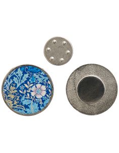 Magnetische naaldenhouder - Collectie blauwe bloemen 2
