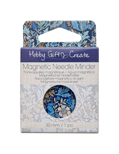 Magnetische naaldenhouder - Collectie blauwe bloemen