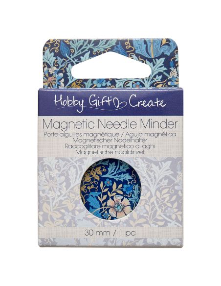 Magnetische naaldenhouder - Collectie blauwe bloemen