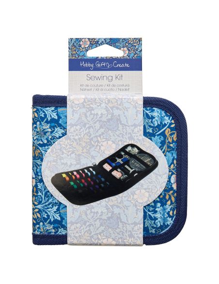 Naaikit - Collectie blauwe bloemen