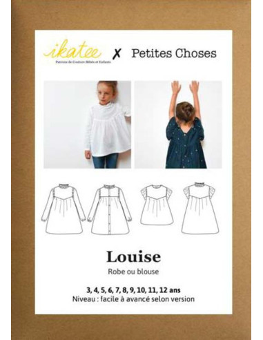 Patroon voor jurk en blouse Louise - Ikatee