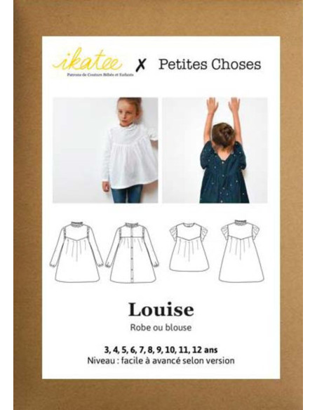 Patroon voor jurk en blouse Louise - Ikatee