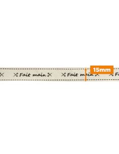 Taffeta lint labels - Handgemaakt ✂️ 2