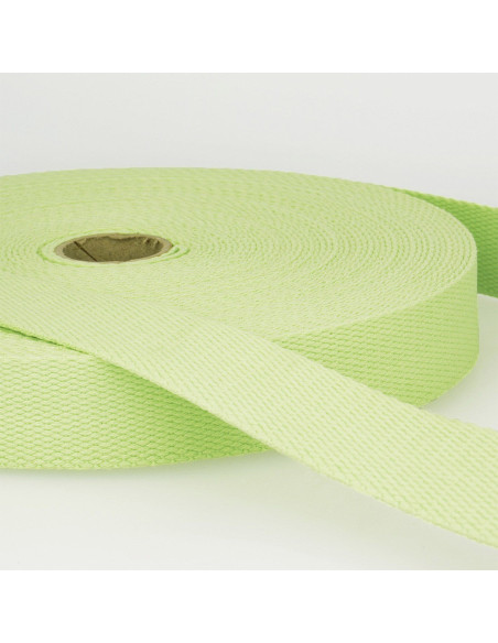 Katoenen band voor tassen - Lichtgroen